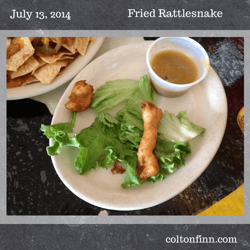 grand canyon road trip fried rattlesnake