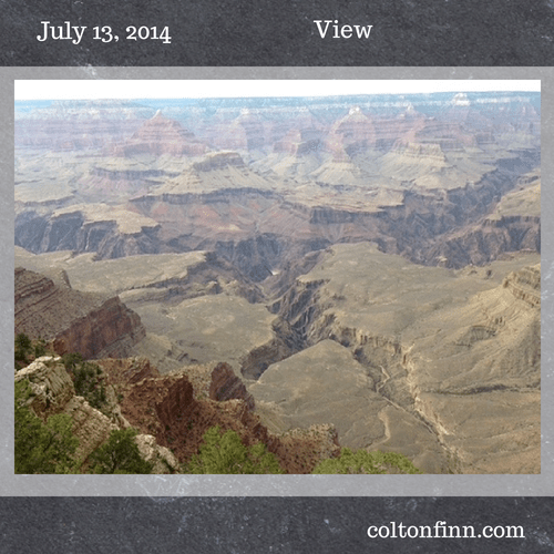 grand canyon view - motorcycle road trip